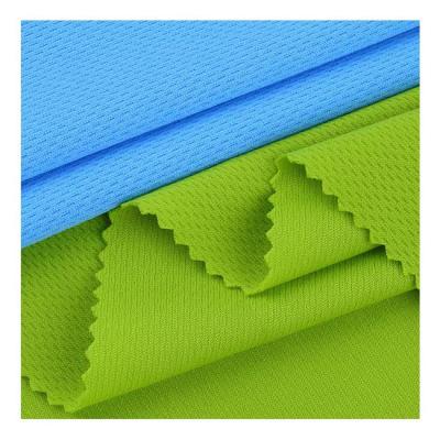 China Eco-Friendly Breathable Quick Dry 100% Wicking Mesh Fabric Polyester Fabric Bird Eye For Basket Ball Use for sale