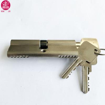 China High Quality Door Lock Zinc Cylinder 70MM Double Keys Lock Cylinder Factory Door Lock Cylinder for sale