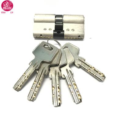 China European Lathe Mortise Door Lock Thumb Door Lock Brass Cylinder Lock Gall Repair Parts and Keys Free Shipping for sale