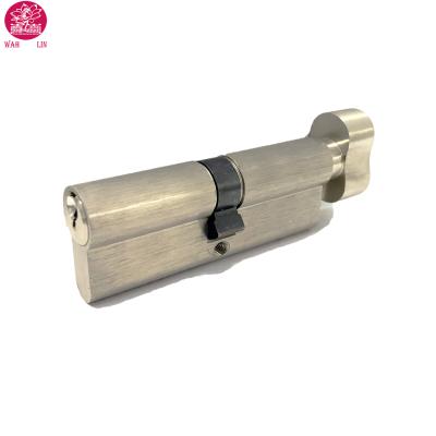 China Wah Lin High Quality 80mm Door Lock Brass Cylinders With Master Key At Factory Prices for sale