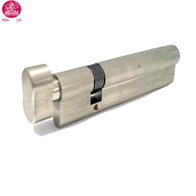 China Wah Lin Euro Door Lock Cylinder Brass 120mm with 5 Keys Door Lock Cylinder for sale