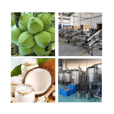 China Commercial Automatic Thailand Coconut Water Vacuum Extracting Production Line for sale