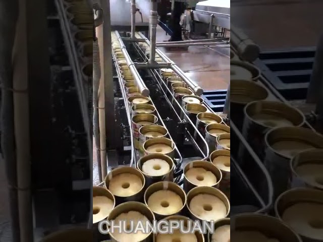 How is canned pineapple produced in factory？let‘s see industrial pineapple processing line working