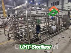 1-10t/h customized automatic juice milk uht sterilizer industrial