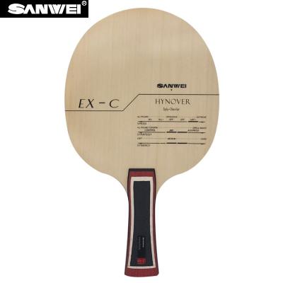 China Professional High Quality Ping Pang Bat Table Tennis Paddle SANWEI Hynover 259*150mm Ping Pong Racket for sale