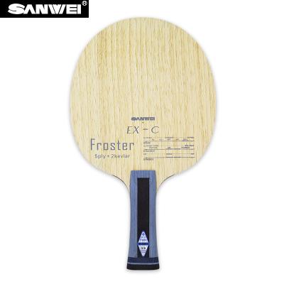 China Professional High Quality Ping Pang Bat Table Tennis Paddle SANWEI Froster 259*150mm Ping Pong Racket for sale