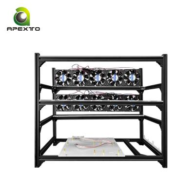 China With 12gpu fan case with cpu installation case with fully insulated safe and stable for sale