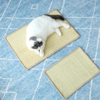 China Sustainable Material Viable Cat Scratch Pad from Cat Scratching Mat Natural Sisal Mat Protect Carpets And Sofas for sale