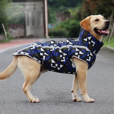 China The new confirmed reflective thick dog clothes autumn and winter large dog warm pursuit dog cotton-padded clothes for sale