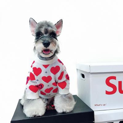 China Stocked sweater for dog knit sweaters christmas ellati simons bucc simons cat t-shirt pet clothes luxury 2021 for sale