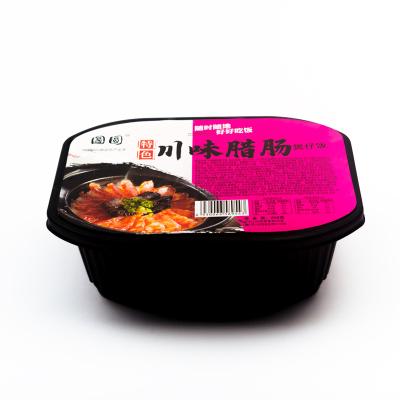 China Chinese High Quality Fast Food Premium Cooked Brown Rice Self Heating Packing Rice Box for sale