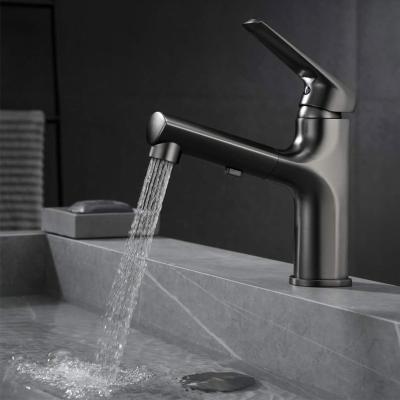 China Modern High Sense Basin Faucets Water Saving Faucet Fashion Handle Hollow Design Body Art Accessories Cotton OEM Matte Black Sale for sale