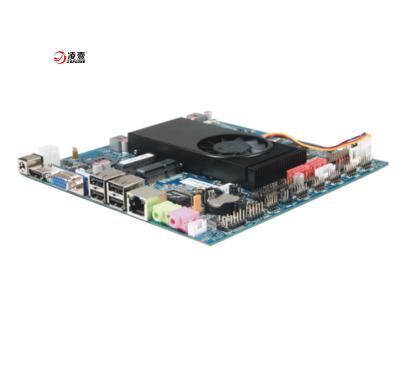 China i3 3217UT itx desktop motherboard support HM65 VGA/HDM/LVDS or computer science display DDR3L 2*SATA 2COM 10USB recessed industrial motherboard for sale