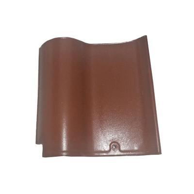 China Traditional Wholesale Chocolate Spanish Roof Tiles Clay Size 220*220mm for sale