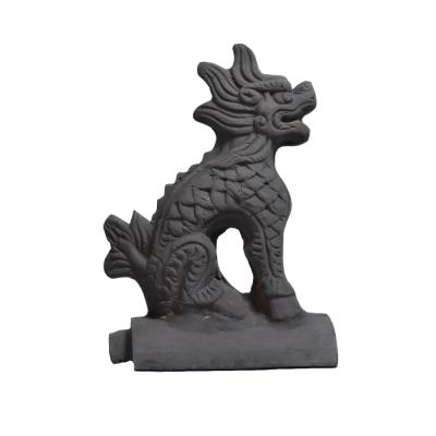 China Traditional Japanese Building Materials Clay Roof Tiles Roof Ornaments for sale