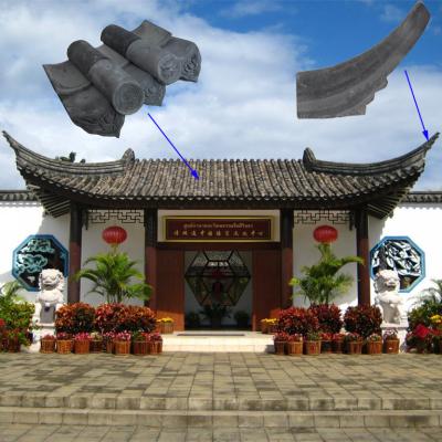 China China Ancient Style And Handmade Carving Temple Style Roof Old Roof Tiles for sale