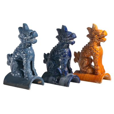 China Traditional Chinese Dragon Figurine Roof Ornament for Old Building for sale