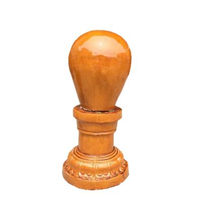 China Traditional Handmade Glazed Chinese Decorative Roof Finial for sale