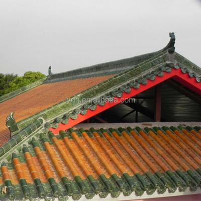 China Asia Traditional Temple Roof Tiles From Buddhist Temple Building Material Supplier for sale