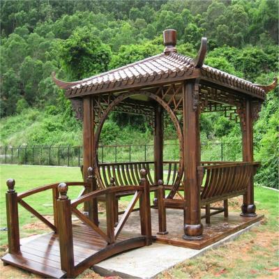 China China Style Square Pagoda Garden Easily Assembled Cheap Gazebo For Sale for sale