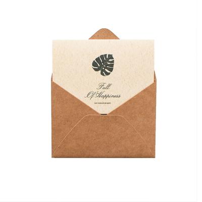 China Wholesale Custom Logo Printing Retro Handmade Gift Viable Business Greeting Thank You Cards for sale