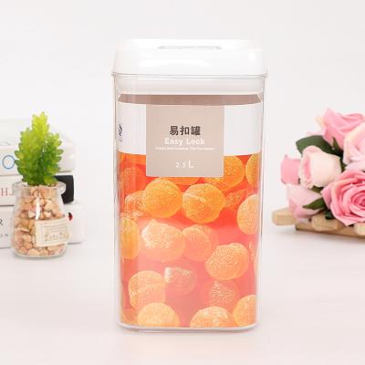 China Newest Freshness Preservation Mode Customized 2.3L High Quality Vacuum Plastic Airtight Food Container for sale