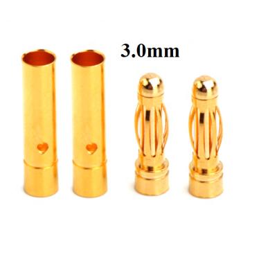 China Wholesale Copper Power Connector Circular Connector 3.0mm Banana Pin Pin Male and Female Banana Pins for sale