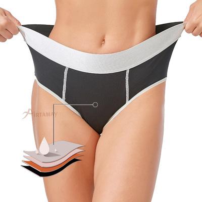 China Antibacterial Women Period 4 Layers Leak Proof Underwear Women Girls Menstrual Period Panties for sale