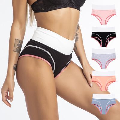 China Amazon Antibacterial Hot Selling USA Sizes High Quality Cotton Waist Limit Sports Women Ladies Underwear for sale