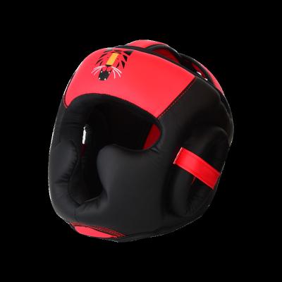 China PU leather Taidou Kids Boxing Sparring Fight Headgear Head Guard Helmet Protector for sale