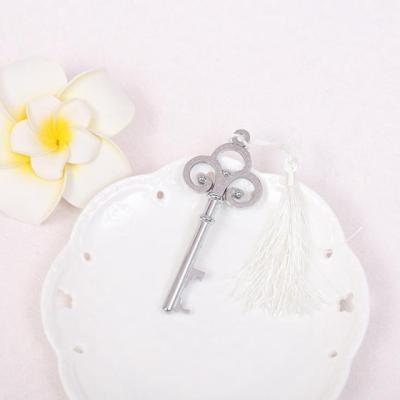 China 21195 Creative Wholesale Wedding Gift Key Shape Bottle Opener For Wedding Party Souvenirs for sale