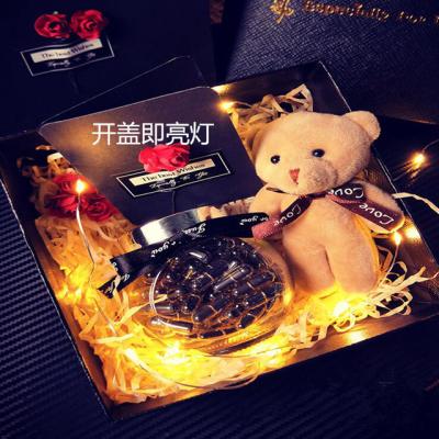 China FILLING BOX 2179 Copper Wire Button Battery Gift Box Decoration LED String Lights For Ride On Open Lid for sale