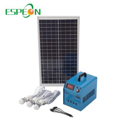 China Espeon Factory Direct Selling 45W 18V Mini Mobile Home Solar Panel Home System for sale