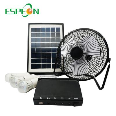 China Espeon Low Price 12V Home Portable Lead Acid Battery Mini Solar Panel System for sale