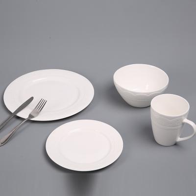 Chine Sustainable English Style Porcelain Dinnerware Sets Luxury Porcelain à vendre