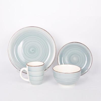 Chine Viable European Style Ceramic Dinnerware Bright Colorful Porcelain Dinnerware Tableware à vendre