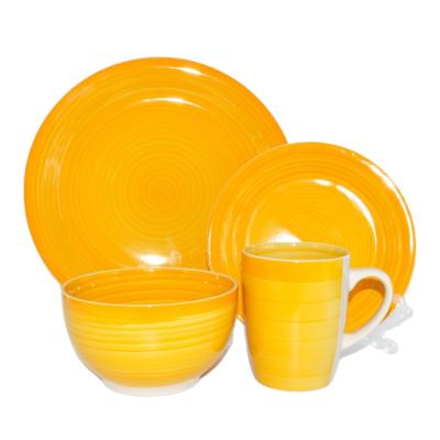 China Sustainable Hot Selling Fine Ceramic Ceramic Dishes Sets Dinnerware Tableware Tableware for sale