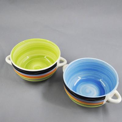 Chine Microwaveable Ceramic Bowls Noodle Soup Ceramic Fruit Bowl à vendre