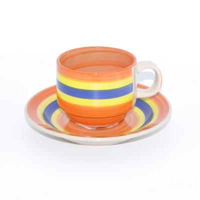 China Sustainable 80-300ml Coffee Tea Cup And Saucer Item Ceramic Coffee Cup And Saucer for sale