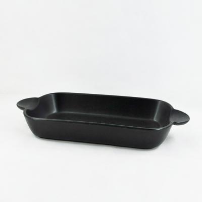 China Sustainable Bakeware Ceramic Mold Rectangular Baking Dish for sale