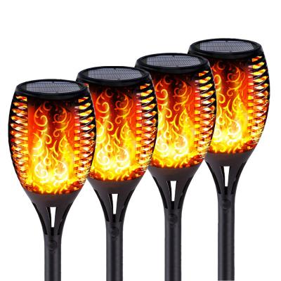 China Solar Garden LED Flame Lights IP65 Solar Garden Light Outdoor Waterproof Led Flickering Flame Torch Lamp for sale