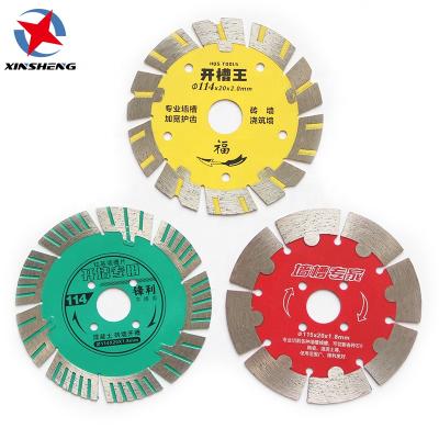 China Eco - Friendly Saw Blade Sharpening Diamond Saw Blade With Flange For Concrete for sale