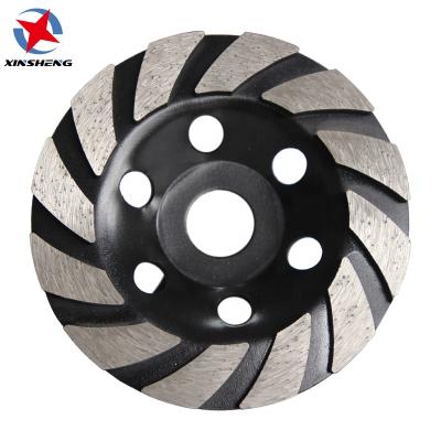 China High Performance Long Lasting 4.5inch Diamond Tools Cup Grinding Wheel for Stone for sale