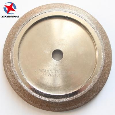 China 5Inch BCN Diamond Grinding Wheel For Sharp Aluminum Band Bimetal Saw Blade for sale