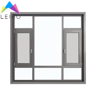 China Factory Wholesale Aluminum Swing Casement Windows Simple Design For Sale Te koop