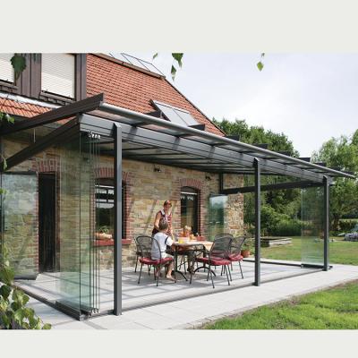 Cina New modern high profile prefabricated aluminum steel structure sunroom in vendita