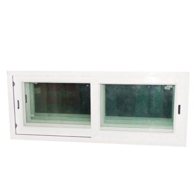 China Sliding Small PVC Sliding Windows With Stained Glass for sale