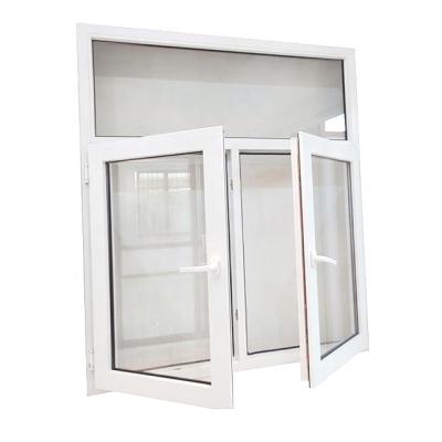 China European folding screen pvc style ventanas and clear upvc frame profile stained glass designs Te koop