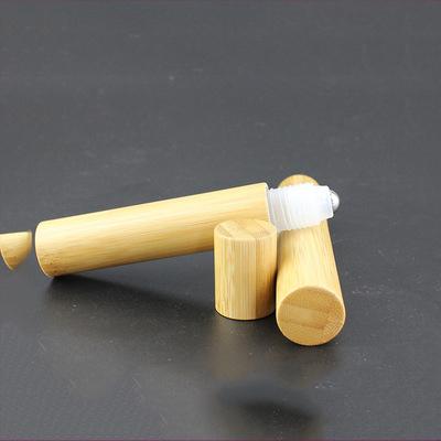 China Cosmetic jar stain the new moso 15ML bamboo roll-on bottle for sale