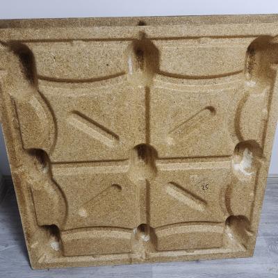 China Durable 100% Natural Biodegradable Wheat Straw Pallet for sale